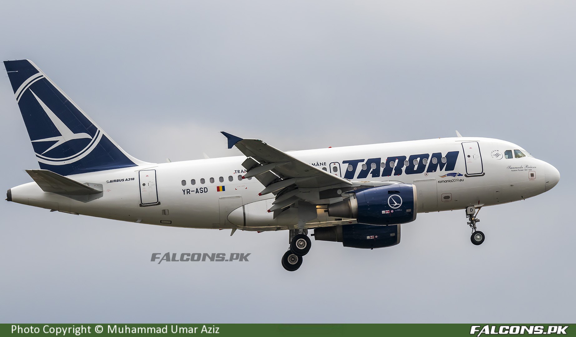 Tarom Airbus A318-111 Full Size Aviation Photo