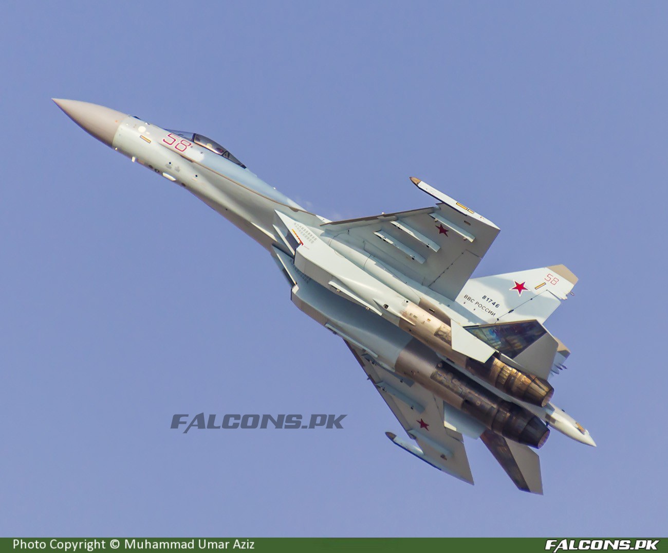 Russian Air Force Sukhoi Su-35S Full Size Aviation Photo