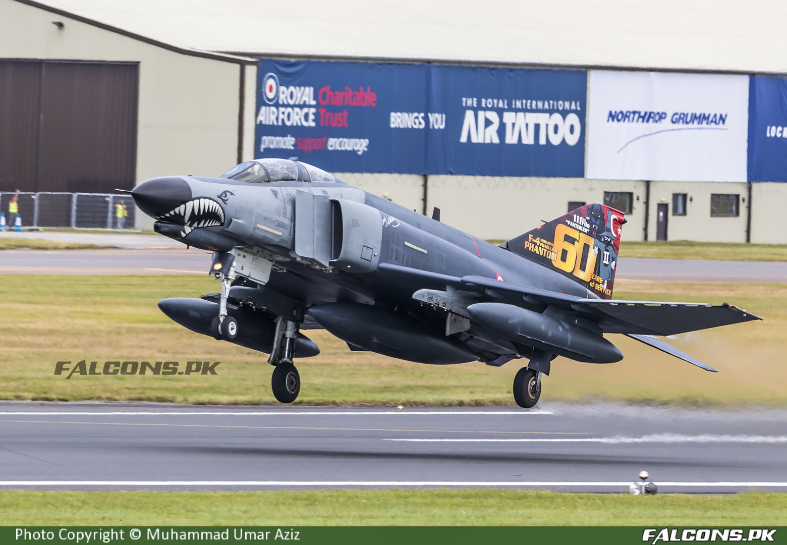 Turkish Air Force McDonnell Douglas F-4E Phantom II Full Size Aviation Photo