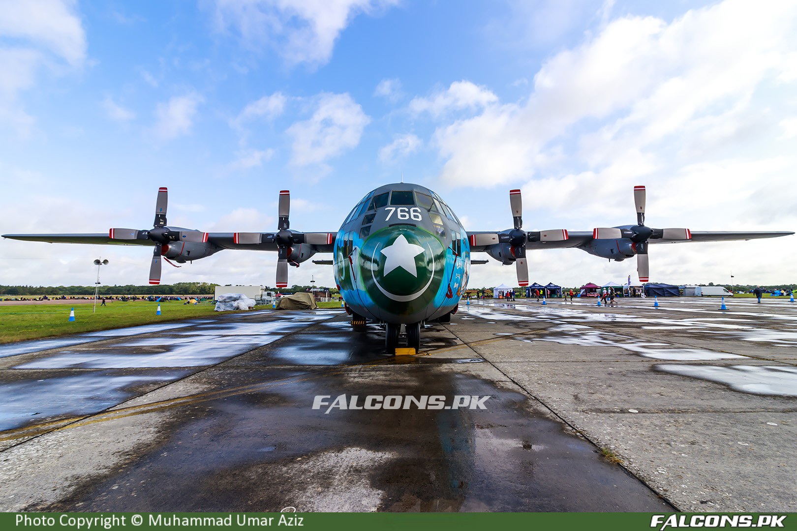 Pakistan Air Force Lockheed C-130B Hercules Full Size Aviation Photo
