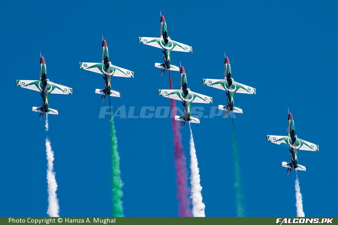 Pakistan Air Force Sherdils Aerobatic Team Full Size Aviation Photo