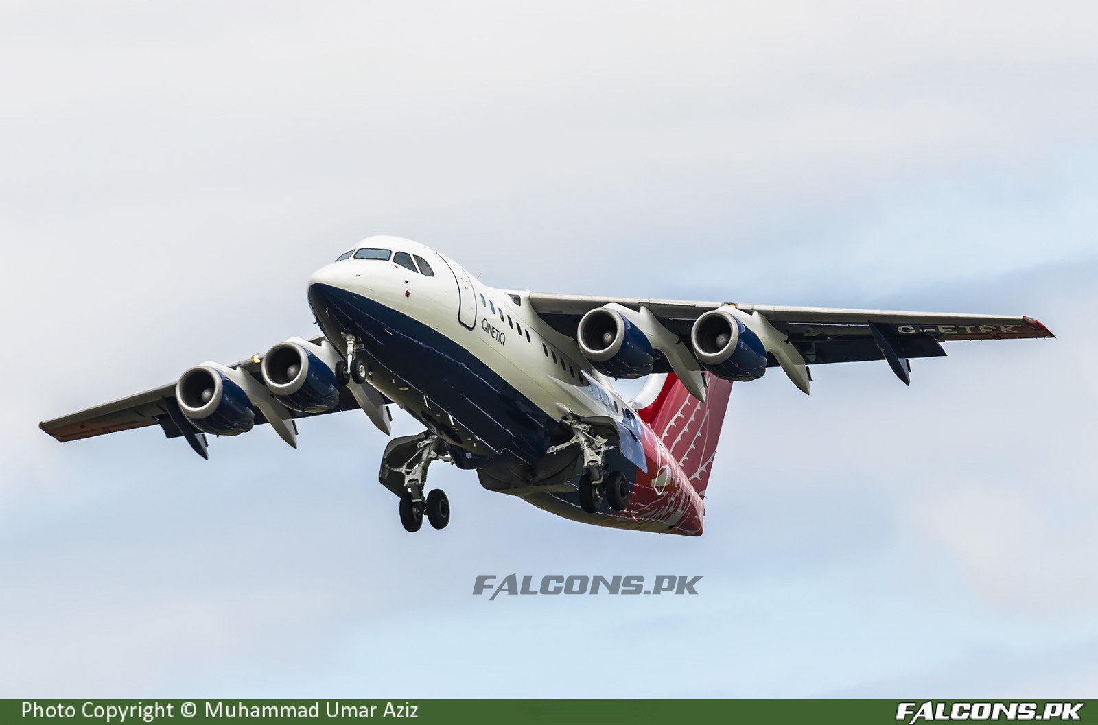 QinetiQ British Aerospace Avro RJ70 Full Size Aviation Photo