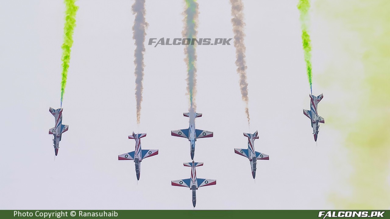 Pakistan Air Force Sherdils Aerobatic Team Full Size Aviation Photo