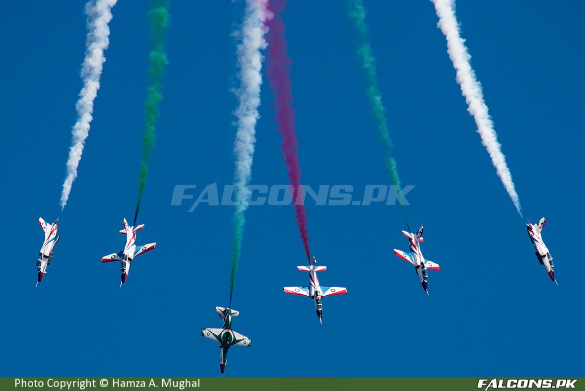 Pakistan Air Force Sherdils Aerobatic Team Full Size Aviation Photo
