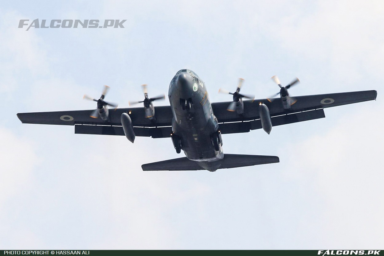 Pakistan Air Force Lockheed C-130E Hercules Full Size Aviation Photo